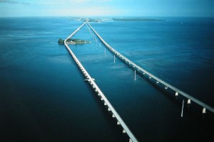 Семи мильный мост во Флориде