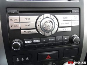 Nissan X-Trail, управление аудиосистемой