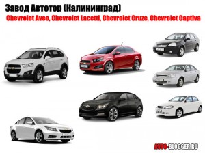Завод Автотор (Калининград) - Chevrolet