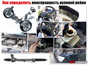 Как определить неисправность рулевой рейки