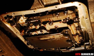 снимаем поддон АКПП